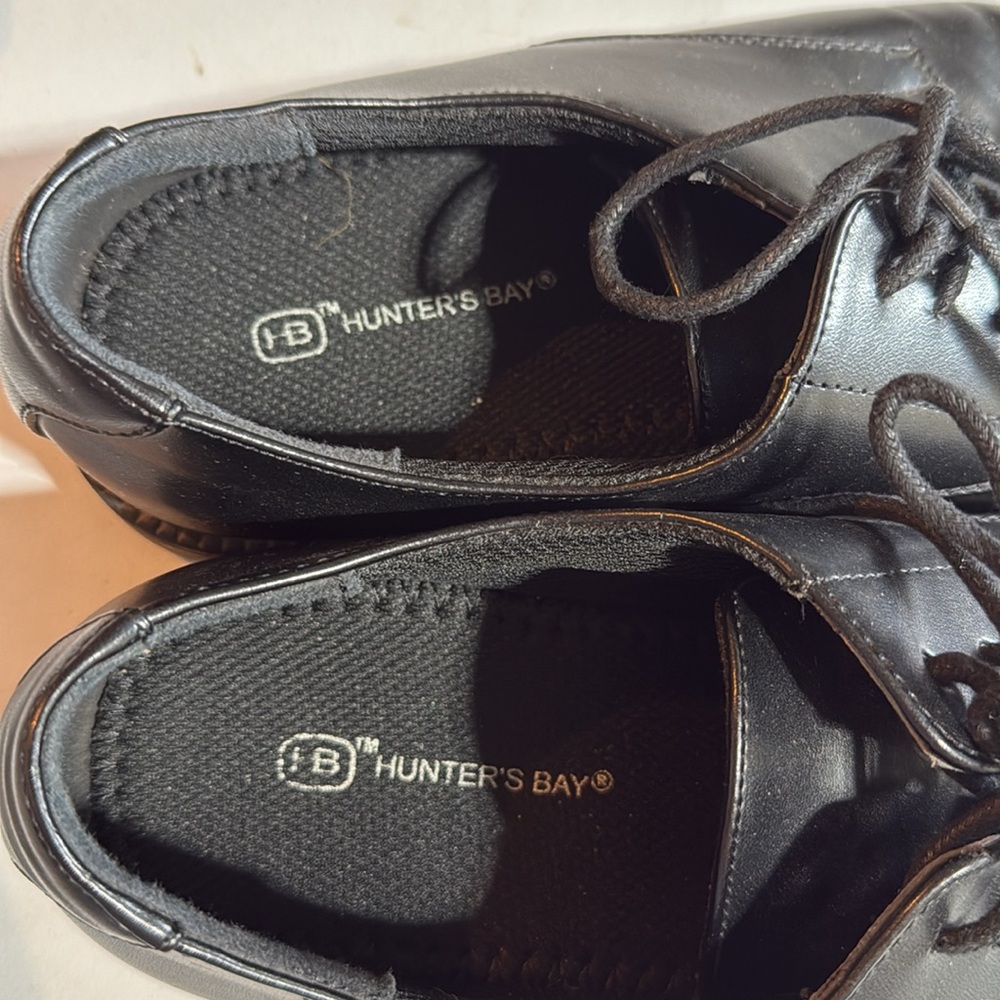 Classic Black Leather Men's Shoes - Picture 6 of 7